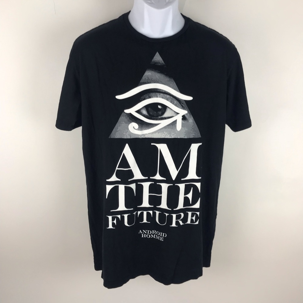 ANDROID HOMME BLACK T SHIRT SZ M.